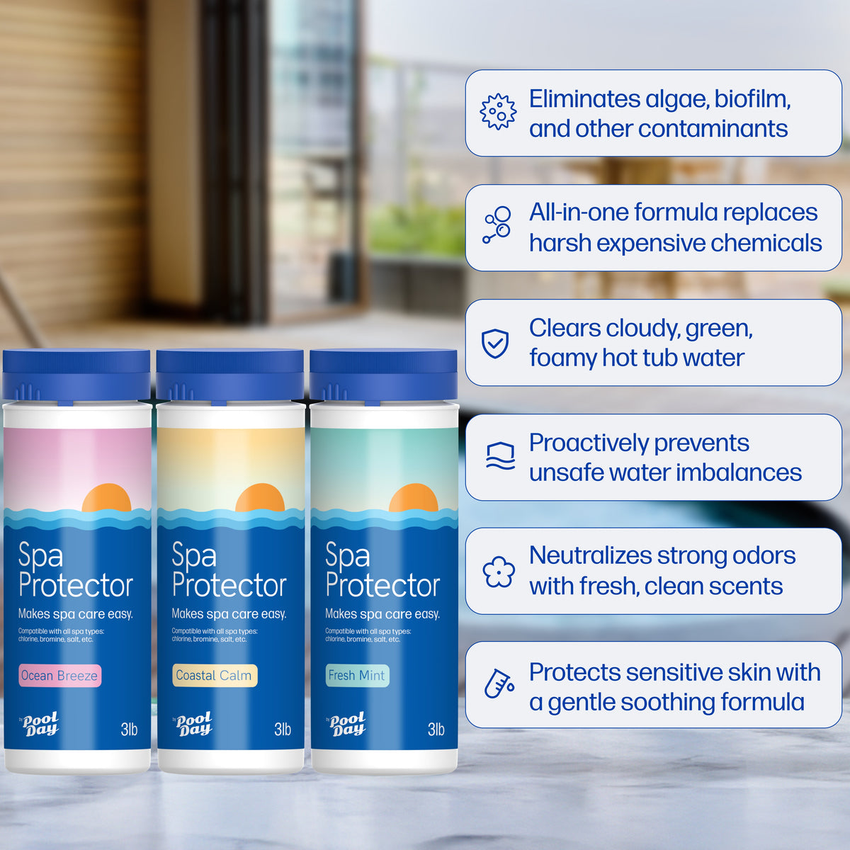 Spa Protector - Ocean Breeze